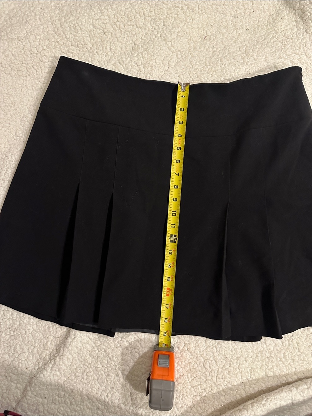 Y2K - Apostrophe Black Pleated Mini Skirt